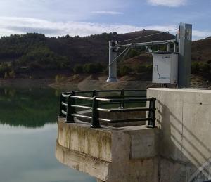 Instalación en el embalse de La Tranquera